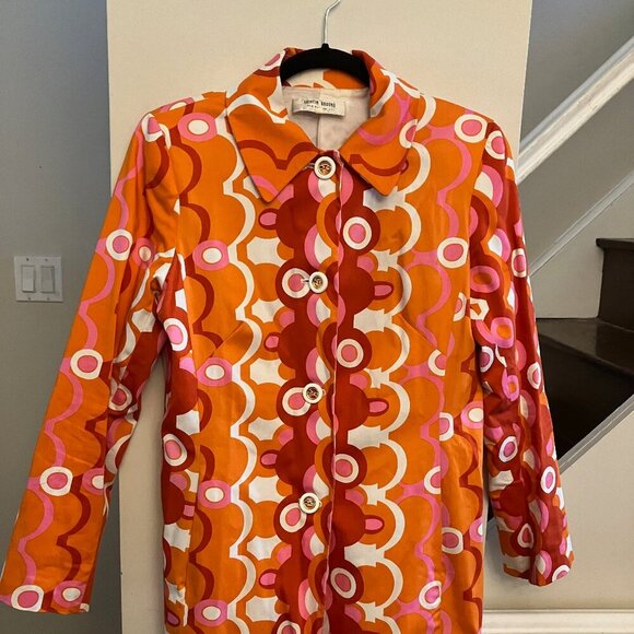 Orange Groovy MOD Coat - Picture 1 of 11
